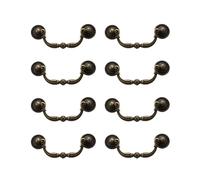8X Maniglia Porta Armadio / Cassetto Ottone Antico 100 Millimetri