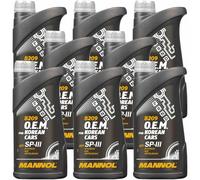 8X MANNOL 1 Litro 8209 Per Auto Coreane ATF SP-III Olio Per Cambio Automatico