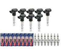 8x Maxgear Bobina Accensione + NGK Candela per Peugeot J5 Pritsche/Telaio 290L