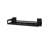 8x Metall-Wandregal Nero 40x12,5cm Mensola da Cucina Pensile Bagno Scaffale