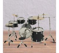 8x Mini Drum Set Modello di strumento a tamburo in miniatura per