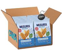 8X Misura Dolcesenza Biscotti con Mais, Riso e Fiocchi di Farro Senza Zuccheri Aggiunti 300g [CAIYA® BOX da 8 Confezioni]