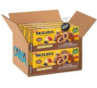 8X Misura Multicereali Cornetti di Morbida Pasta Sfoglia con Cereali Antichi e Farcitura ai Frutti di Bosco 298g - Novità 2023 [CAIYA® BOX da 8 Confezioni]