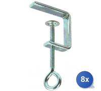 8x Morsetto Per Traforo Mm 60