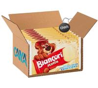 8X Motta Biancori Snack di Cioccolato Bianco con Riso Croccante Biancorì 110g [CAIYA® BOX da 8 Confezioni]