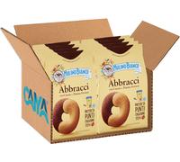 8X Mulino Bianco Abbracci Biscotti con Cacao e Panna Fresca 350g