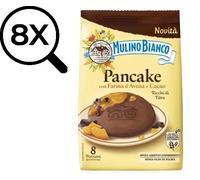 8x Mulino Bianco Pancake con Farina d'Avena e Cacao 8 Confezioni da 256g