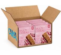 8X Multi Cereali Barrette ai Mirtilli Rossi, con 7 Vitamine e Ferro, per cerealitalia 126g