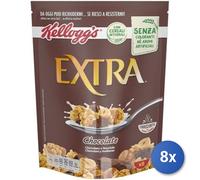 8x Multipack Kellogg'S Extra Cioccolato Nocciola Gr.375