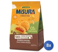 8x Multipack Misura Biscotti Fibraextra Ripieni Gr260 Arancio
