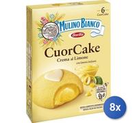 8x Multipack Mulino Bianco Cuor Cake Limone Gr 210