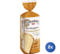8x Multipack Mulino Bianco Pane Grano Duro Gr 400 Baule