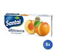 8x Multipack Santal Succo all'Albicocca in brik 3x200 ml