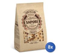 8x Multipack Sapori Toscani Biscotti Cantucci Cioccolato Gr 250