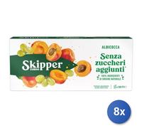 8x Multipack Skipper Succo Albicocca Brik Ml 200X3 Senza Zuccheri