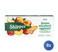 8x Multipack Skipper Succo Pesca Brik Ml 200X3 Senza Zuccheri