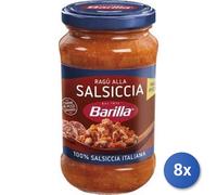 8x Multipack Sugo Barilla Salsiccia Gr 300
