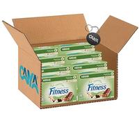 8X Nestle Fitness Chocolate & Hazelnut Barrette di Cereali con Cioccolato a Latte gusto Nocciola 135g [CAIYA® BOX da 8 Confezioni]