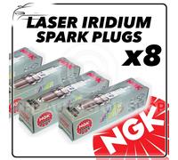 8x NGK Candele Parte Numero IZFR6F11 Azione N.4095 Laser Iridio Nuovo Originale