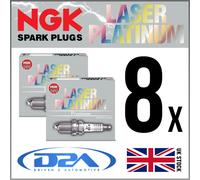 8x NGK PMR8C-H Laser Platinum CANDELE For MASERATI QUATTROPORTE 4.7 10/08>