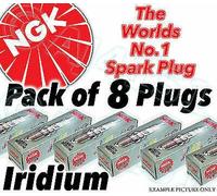8x Nuovo Ngk Laser Iridium Candele - Parte N° IFR6E11 Azione N° 6741 8pk