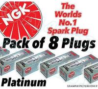 8x Nuovo Ngk Platino Candele - Parte N° PKR9B Azione N° 5492 8pk Candele