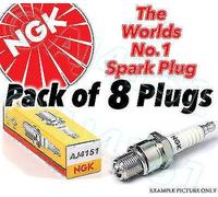 8x Nuovo Ngk Ricambio Candele - Parte N° BP6HS Azione Nessun 4511 8pk Candele