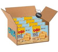 8X Oro Saiwa Biscotti Frollini Intergali con Vaniglia, Latte e Cereali Senza Zuccheri Aggiunti 300g [CAIYA® BOX da 8 Confezioni]