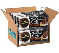 8X Perugina Gran Blocco Tavoletta di Cioccolato Fondente Extra 70% Granblocco per Dolci e Biscotti 150g [CAIYA® BOX da 8 Confezioni]