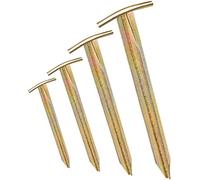 8x picchetti per tenda - lunghezza: 30 cm, larghezza: 2,5 cm - profilo a T | picchetti | picchetti a terra | ancoraggio a terra in acciaio zincato per il fissaggio (8)