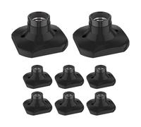 8x plafoniera/porta lampadine ELEKTRA in porcellana nera 1x E27 max. 60W