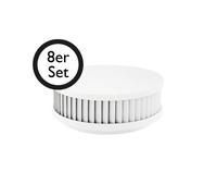 8x Pyrexx Px-1C Sensore Fumo senza Fili Rilevatore di Fumo Collegabili