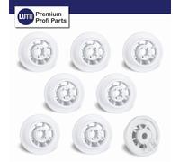 8x Rotelle Cesto per Cestello Inferiore Compatibile Con Bosch 00165314 IN