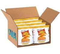 8X San Carlo Chips Doré Vivace 45g - Patatine Ondulate Croccanti al Gusto Pomodoro Leggermente Piccante - Snack Salato in Barattolo Salvafreschezza per Aperitivo, Pausa e Fuori Casa
