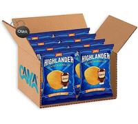 8X San Carlo Highlander Patatine al Gusto Barbecue "Kiss my BBQ!" 70g [CAIYA® BOX da 8 Confezioni]
