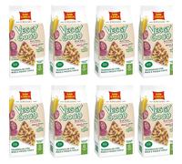 8X San Carlo Veggy Good Triangolini Mais e Patata Viola 65g Snack Vegan