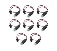 8X Scheda di Controllo Remoto CH3 Modulo di Controllo Della Luce per la Lampada Spia per Auto Modello RC Plug and
