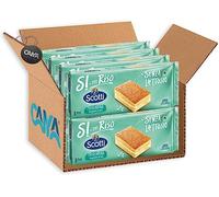 8X Scotti Si con Riso Merendina al Pan di Spagna Gusto Vaniglia con Farina di Riso Senza Lattosio (Lactose Free) 200g [CAIYA® BOX da 8 Confezioni]