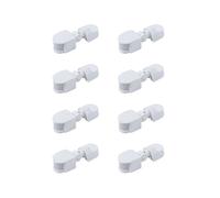 8X Sensore di Movimento Un Infrarossi Ac110V-240V Interruttore Sensore Regolabile per Sensori di Movimento del Corpo Pir per Scenari Multipli (Bianco)