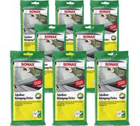8x SONAX Panni Pulizia Vetri Umido Panni Streifenfreie
