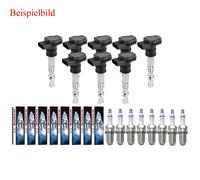 8x Stellox Bobina Accensione + Bosch Candela per Audi A4 8E2 B6 2.0