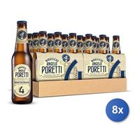 8x Stock Birra Poretti 4 Luppoli 33X3