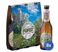 8x Stock Forst Birra Premium 33X3 Vetro