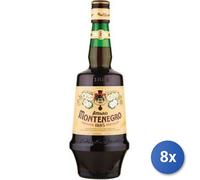 8x Stock Montenegro Amaro 23Ø Ml 700