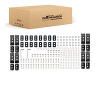 8x Supporti Fari LED 5" For maXpeedingrods Crosshair Pod Lights Alluminio Nero
