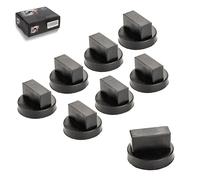 8X Supporto Per Cric Gommato Adattatore Piastra Gommata Blocco Gommato