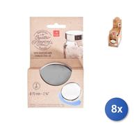 8x Tappo Genietti In Acciaio Inox Bormioli Rocco