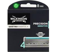 8x Testine di Ricambio a 4 Lame in Titanio per Rasoio Quattro Titanium Razor Bla