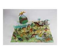 8x Tierfiguren Set Lattina Bambini Giocattolo Dinosauro Fattoria Safari Giungla