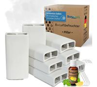 8x Umidificatore Aria Luogo Riscaldamento Ceramica Verdunster Acqua + 2x Duftöl